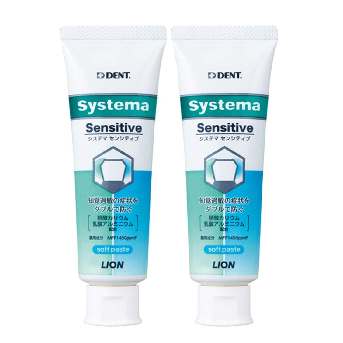 

Lion DENT.EX Systema Sensitive 1450ppm 1 bottle (85g) x 2 bottles