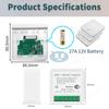 Tuya RF433MHz WiFi Smarter Schalter Kabelloser Fernbedienungs-Lichtschalter Relais-Controller Sprachsteuerung Funktioniert mit Alexa Google