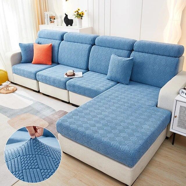 Elastic Sofa Covers for Living Room Sofa Cushion Cover Geometric Couch Cover Pets Corner L Shaped ChaiseSofa Seat Slipcover