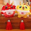 Good Luck Dragon Plush Toy Mascot Doll Red Fortune Dragon Pendant Gift Doll