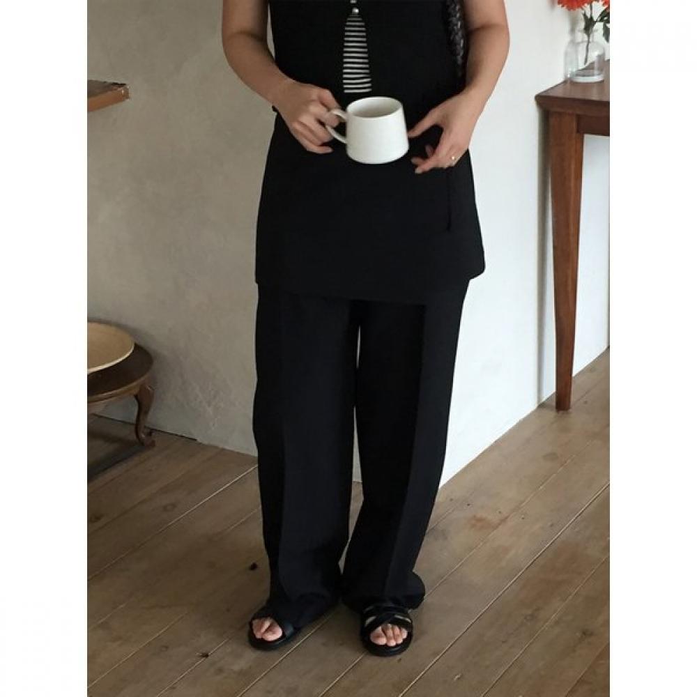 Cc Collect Skirt Layered Pants C253msa202c BK/55