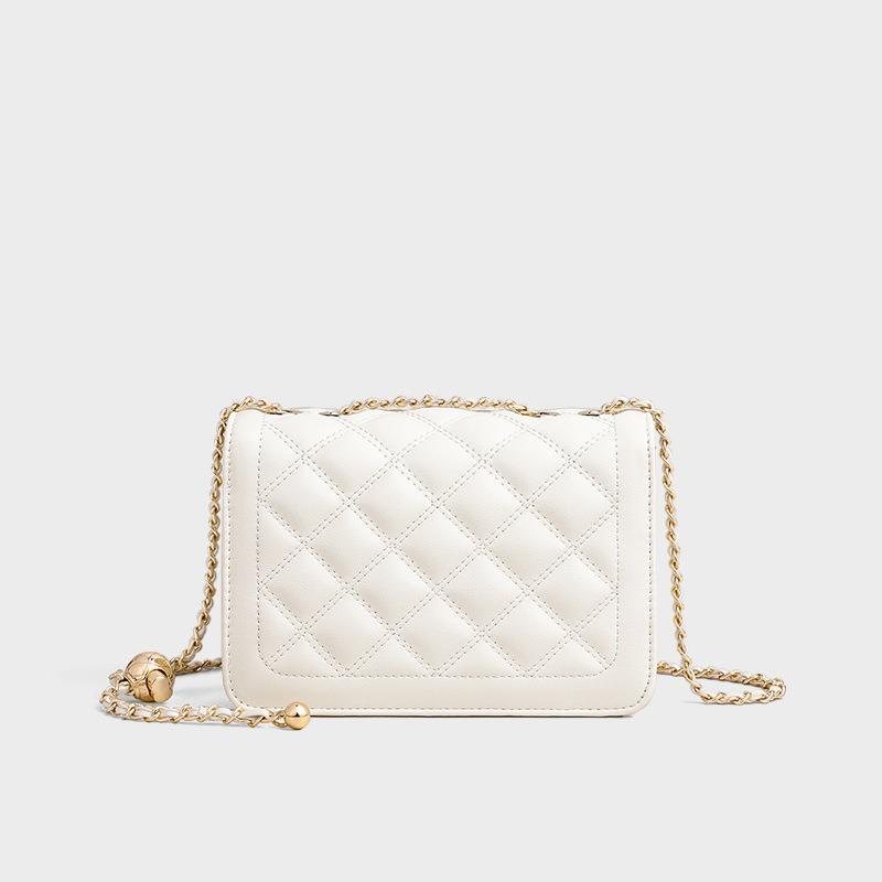 Bag Women's New Summer Leather Women's Bag Messenger Bag Chain High-end Shoulder Small Square Bag