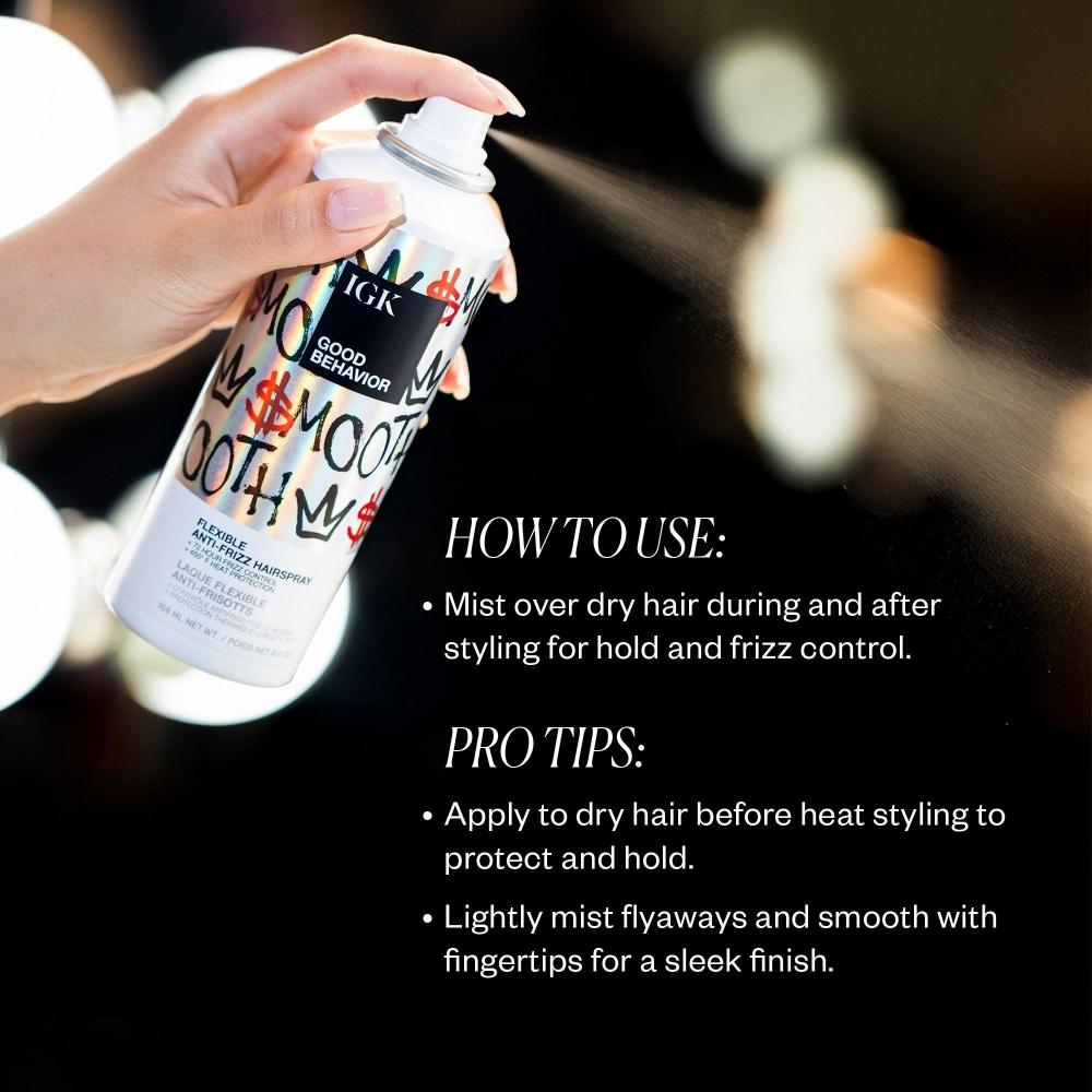 Igk Good Behavior Flexible Hairspray 5.0 Oz