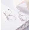 925 Sterling Silver Stud Earrings AAA Zircon For Women High Quality Exquisite Student Girlfriend Jewelry Accessories Heart GiftGood Product