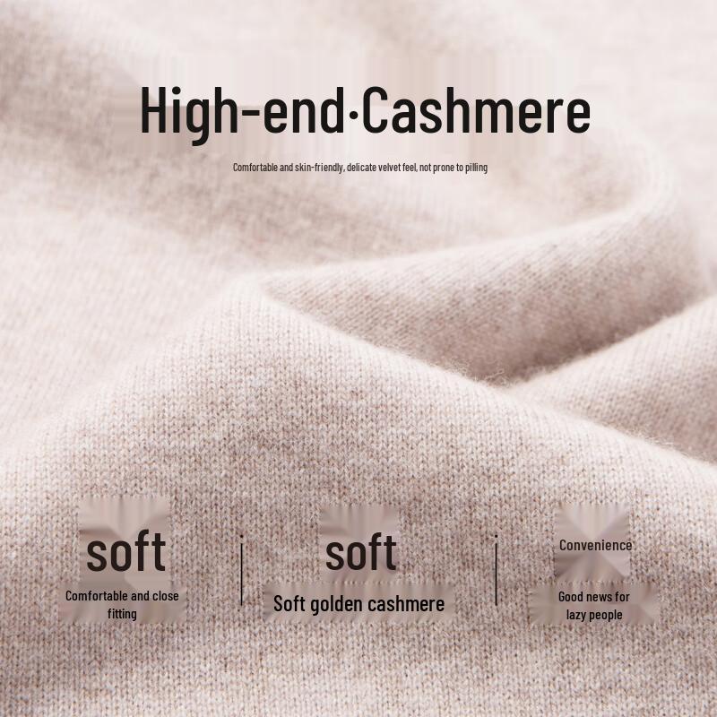 Hodo Men's Luxury Cashmere Blend Round Neck Sweater