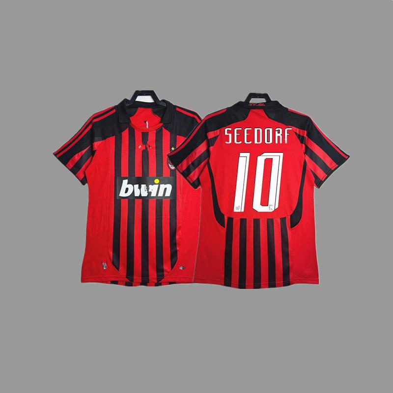 Retro jersey, football jersey, classic nostalgic replica Thai jersey, game training jersey, short-sleeved sportswear.