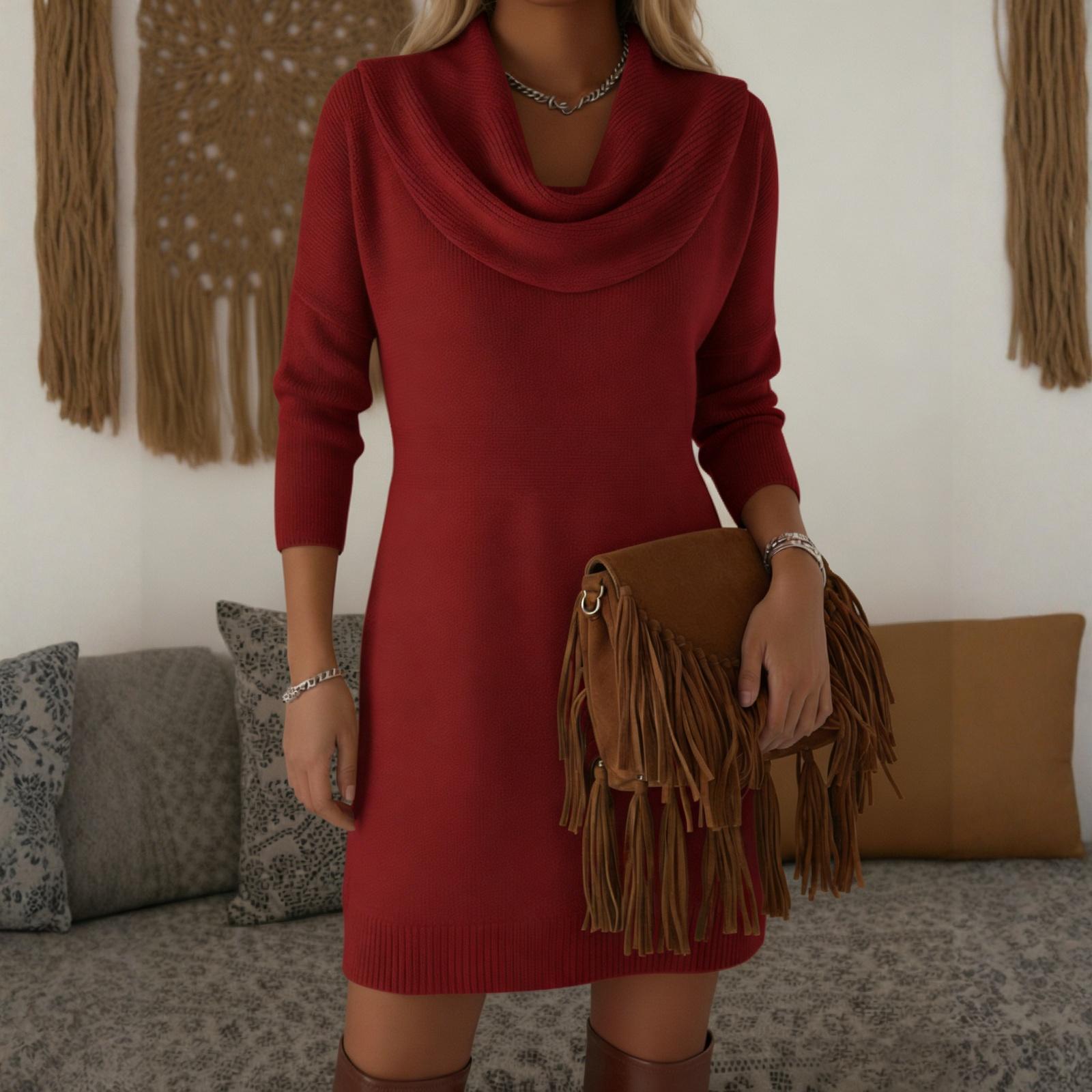 

Женская модная цветная блузка с длинными рукавами-клеш XL красный