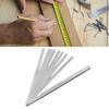 300mm Gap Feeler Gauge 17 Blades Metric 0.02-1mm Thickness Stainless Steel Measurement Tool Feeler Gauge Filler Gauge Gap Gauge