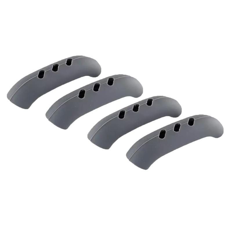 4Pcs/Set Silicone Hot Handle Holder Silicone Assist Handle Holder Grip Hot Handle Holder Non Slip Pot Holders Cover for Kitchen