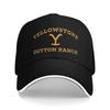 New Baseball Cap Y-Yellowstones Large Gold Dutton Ranch Logo Accessories For Unisex Women Trucker Cap Classic Sun Cap Adjustable