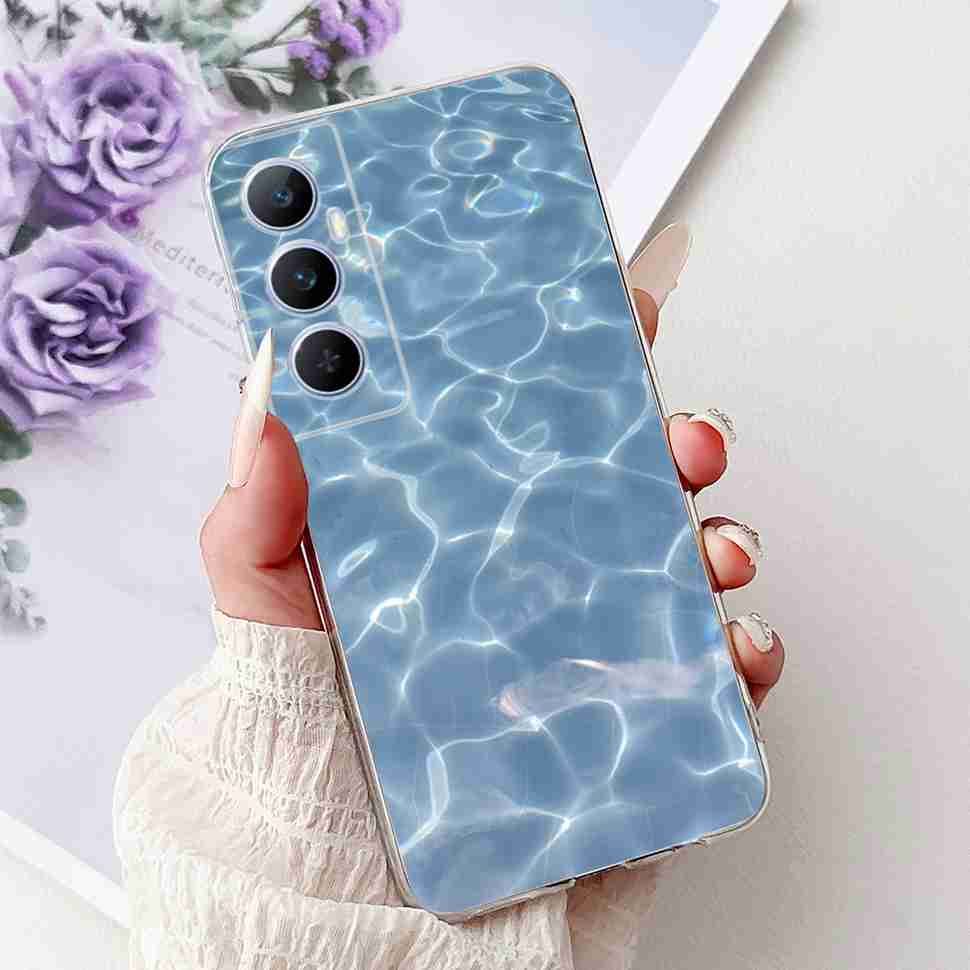 For Realme C65 Case Cute Cartoon Butterfly Cover Soft Silicone Phone Case Fundas For Realme C 65 C65 RealmeC65 4G Bumper