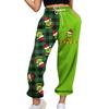 Women's Casual Pants High-waisted Belted Jogging Pants With Pockets