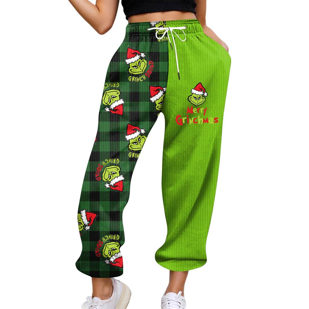 Women's Casual Pants High-waisted Belted Jogging Pants With Pockets