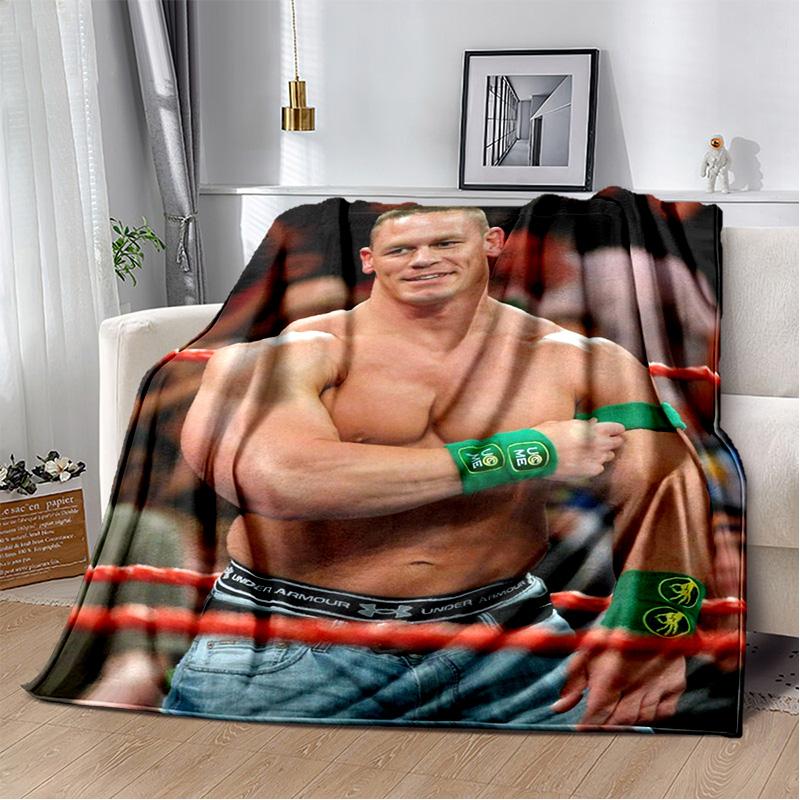 Wrestling entertainment John Felix Anthony Cena blanket Soft and warm flannel throw blanket Picnic blankets for beds Decoration