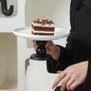 Decorative Cake Stand Ceramic Pedestal Platter Elevated Fruit Tray Cupcake Display for Kitchen Table Decor