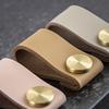 Nordic Furniture Door Wardrobe Handle Handmade Leather Pulls Cabinet Cupboard Knobs with Screws Adjustable Spacing