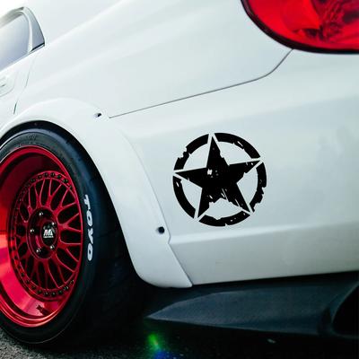 12x12CM Car Sticker Star Graphics Window Windshield Vinyl Decals Motorcycle Truck Vinyl Laptop Sticker Decoration Accessories