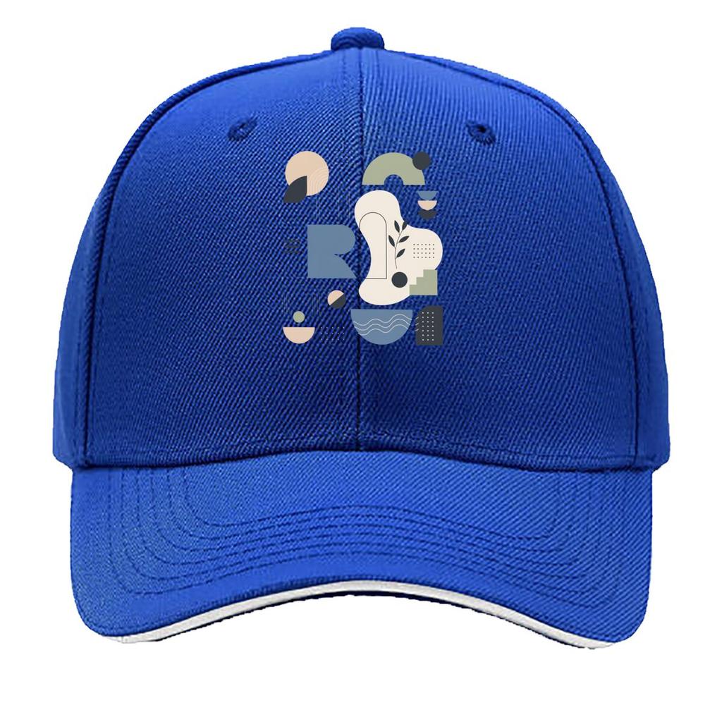 Minimal Abstract Geometric Calm Layo Hip Hop hat Fashion Outdoor Sports Sandwich Baseball Cap