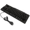 Wired Gaming Keyboard 87 Keys Ergonomic Color Backlit Design Desktop Notebook Computer Accessories
