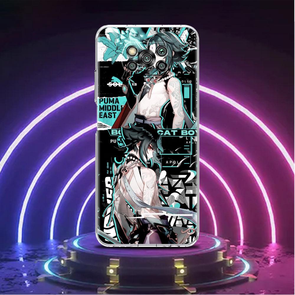 

Прозрачный мягкий чехол для Xiaomi Mi Poco X3 NFC M3 F3 12 11 Lite 11T 10T X3 Pro Note 10 9T Phone Funda Cover Genshin Impact Beelzebul Xiaomi Mi 9T