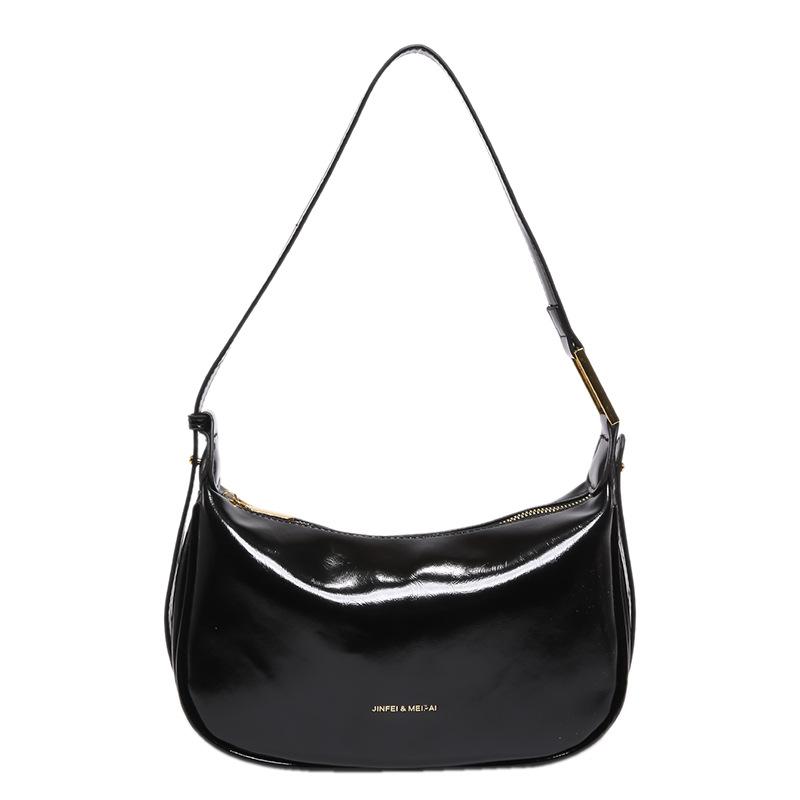 

Новая сумка-мессенджер женская новая ретро сумка-пельмень модная сумка под мышкой для поездок на работу простая повседневная сумка через плечо чёрный