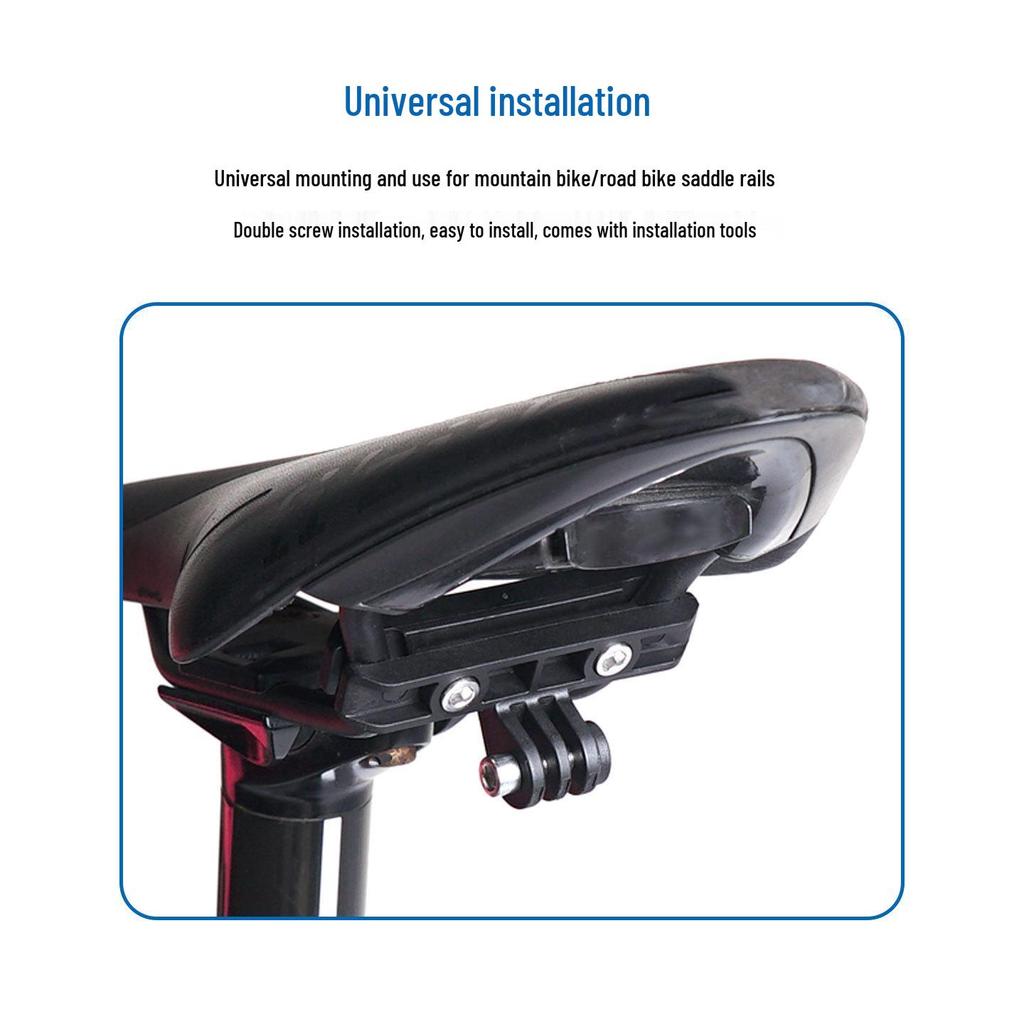 Aluminum Alloy Bracket for Wahoo & Garmin Taillight with Plastic Dial
