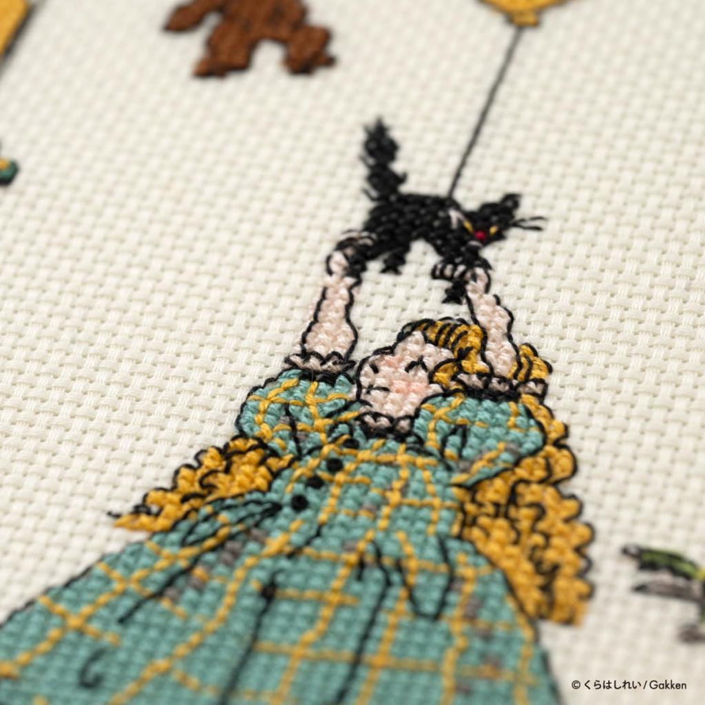 Kurahashi Rei Cross Stitch Kit - "Otodokemono" (Delivery) - Kurahashi Rei Cross Stitch Embroidery Craft Kit CF916107