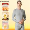 Hengyuanxiang Men's Pure Cotton Thermal Underwear Set