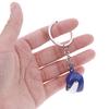 1X Creative Motorcycle Bicycle Helmet Key Chain Ring Keychain Keyring Key Fob