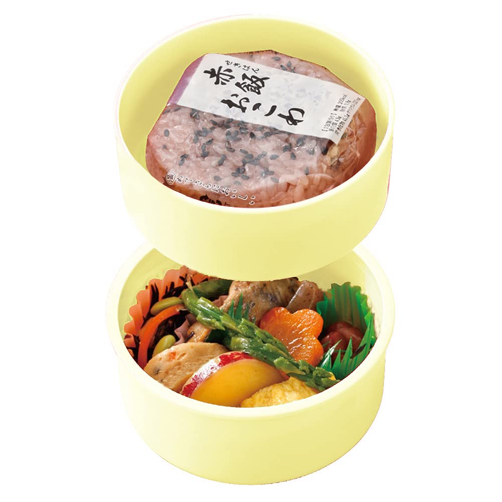 Skater Silver Ion Antibacterial Bento Pikachu Electric Made In 500ml Ag+ Box, 2-Tier, Round, Design, Japan, (ONWR1AG-A)