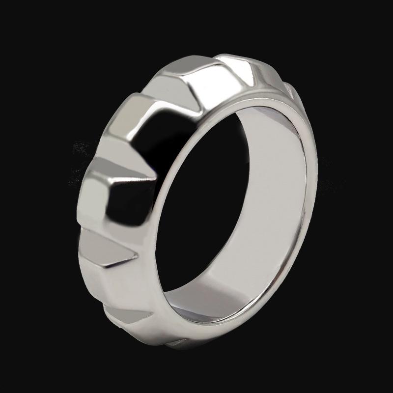 Edelstahl männlich Hodensack Stretcher Penis Lock Ring Bondage Verzögerung Ejakulation BDSM Sexspielzeug