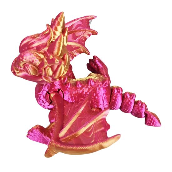 

Статуя динозавра, напечатанная на 3D-принтере, яркий цвет, реалистичный вид, широко используемая мини-фигурка динозавра, реквизит для фотографий красный