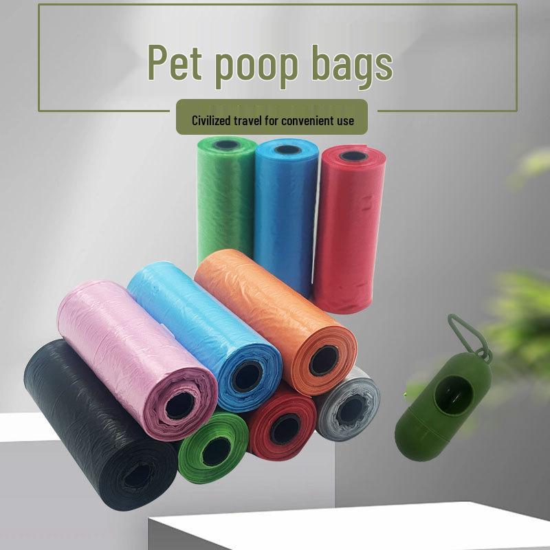 Pet Waste Bags & Dispenser for Cats and Dogs - Outdoor Poop Bags with Point-Break Design