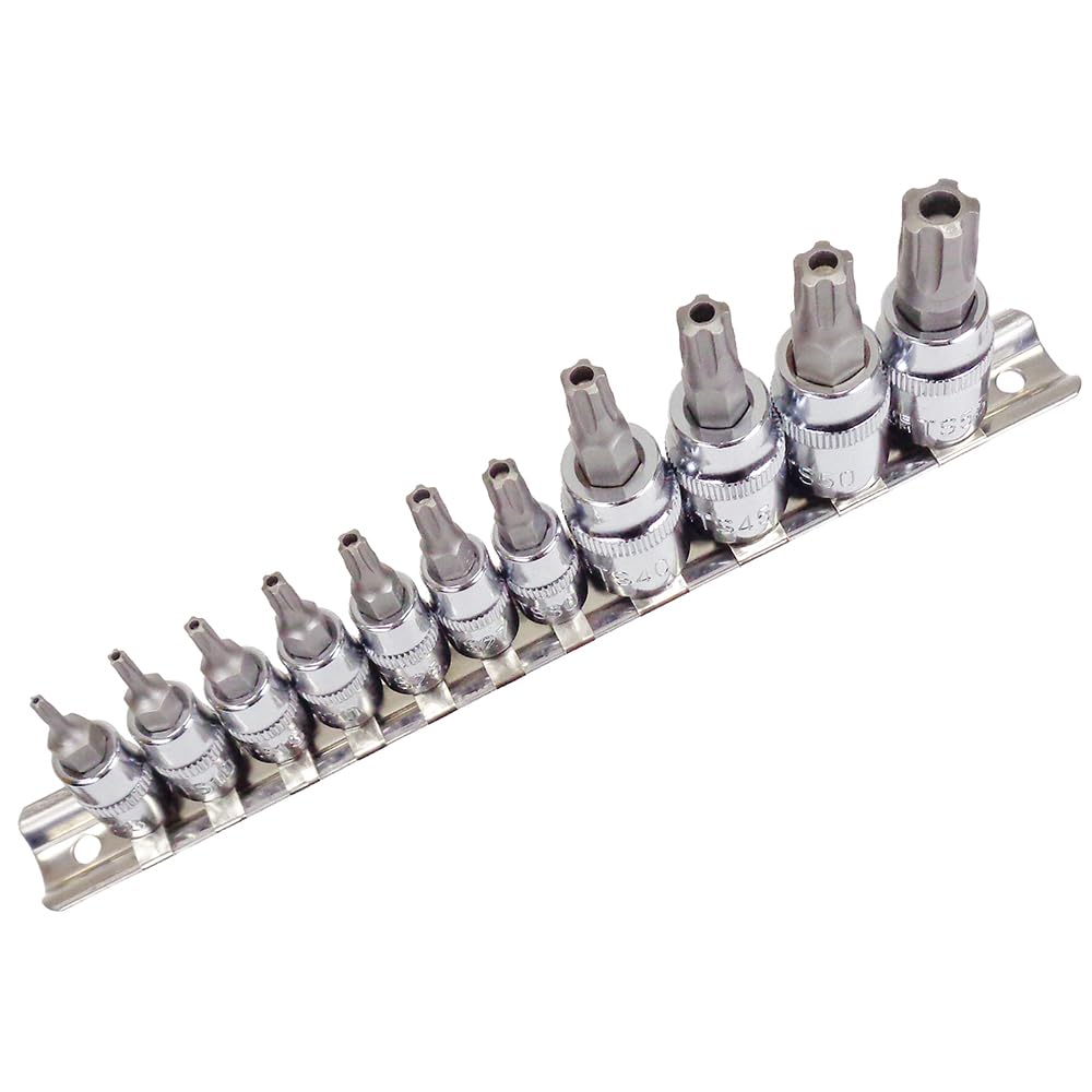 

Torx Bit Socket Male and with Recessed Torx Socket TS55 Tamper-proof Set, Torx, Five-Point, Five-Star, Star-Shaped, Flower-Shaped, Wrenches, TS8,