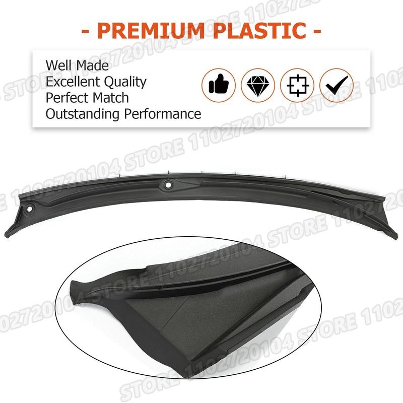 For BMW 1998-2006 E46 4 Door Sedan 320i 323i 325i 328i 330i M3 Windshield Wiper Cowl Panel Cover With Fixed Hook LHD 51718208483