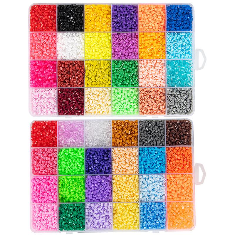 Perler 2.6mm Fuse Beads Refill: 24, 48, or 72 Colors - Boxed Jigsaw Puzzle for Adults