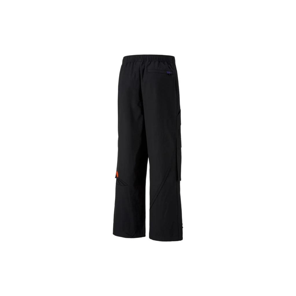 Puma X P.A.M. Outdoor Style Series Solid Color Cargo Straight Weave Long Casual Pants Men Bottoms Black 536006-01