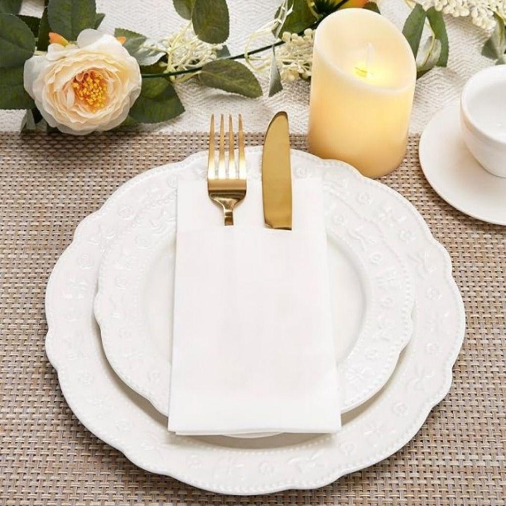 Convenient Prefolded Paper Napkins Hygiene Dinner Napkins  Guest Paper