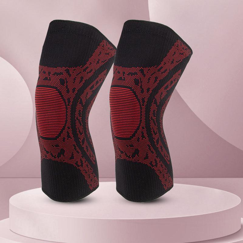 New Sports Nylon Three Dimensional High Elastic Knitted Knee Pads  Breathable Sweat Absorbent  Running and Warm