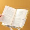 Ergonomic Acrylic Book Stand Height Adjustable and Angle for Reading Study and Cooking Foldable Portable Design
