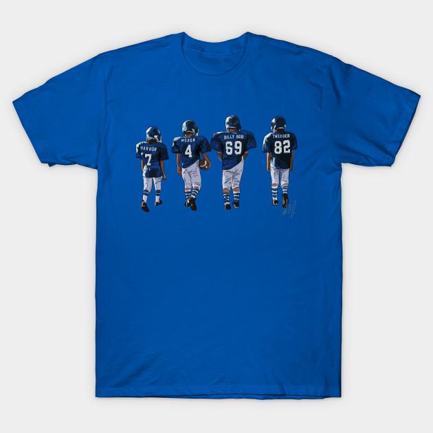 

Men Black Print T-shirt Varsity Blues: West Canaan Pee Wee No-Cut Transfer Paper Print Cotton Tshirt S королівський синій колір