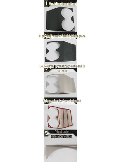 Mazda 3 Front Air Vent Trim: Center Console A/C Vent Accessory for 2020 Model