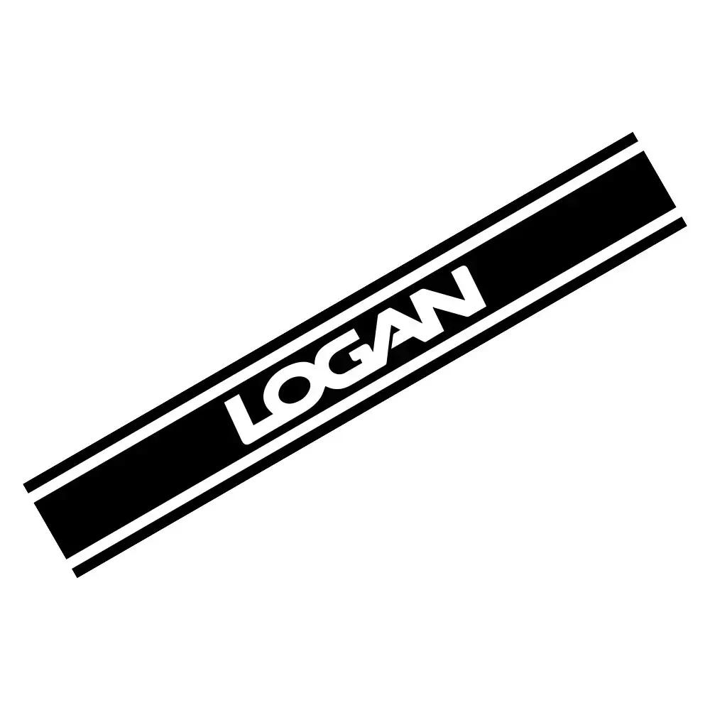 New Stripe Car Hood Covers Vinyl Decal Head Decorative Sticker for Dacia Duster Lodgy Logan Sandero Car Accessories 130cm X 20cm