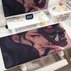 Anime Mädchen Samurai Oni Maske Mauspads Groß Computer Gaming Zubehör 400x900mm Gamer Professionell Premium Mauspads Schreibtischunterlagen