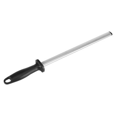 600# 12inch Portable Kitchen Knife Sharpening Rod Stick Plastic Handle Sharpener Stone Tool