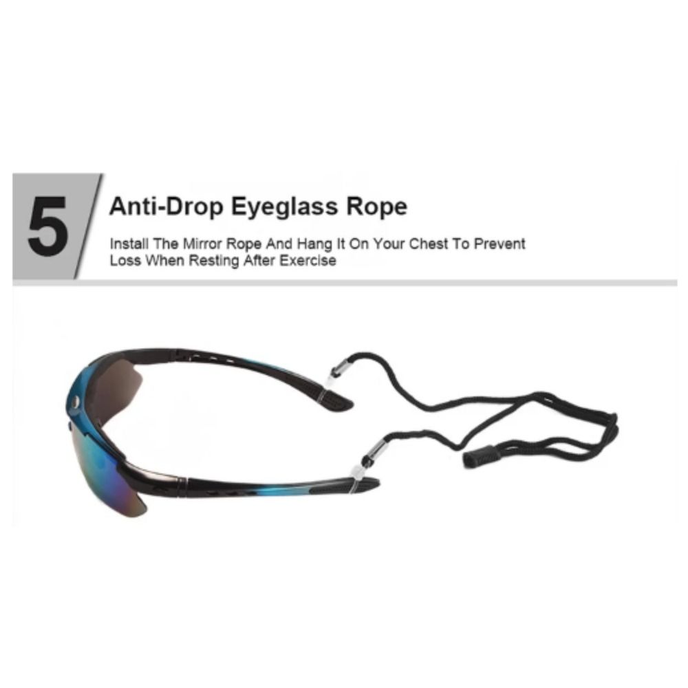 1Set Windproof Cycling Glass Set Dustproof Outdoor Sport Protective Glasses Set Riding