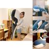 Giant Whale Plush Toy Pillow Soft And Squishy Ocean Animal Stuffed Doll For Kids Handcrafted With Care