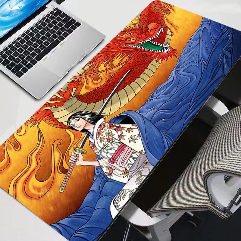 Mouse Pad One Piece Anime Durable New Carpe Large PC Gamer Computer Mausepad Varmilo Keyboard Gaming Accessories Desk Mat