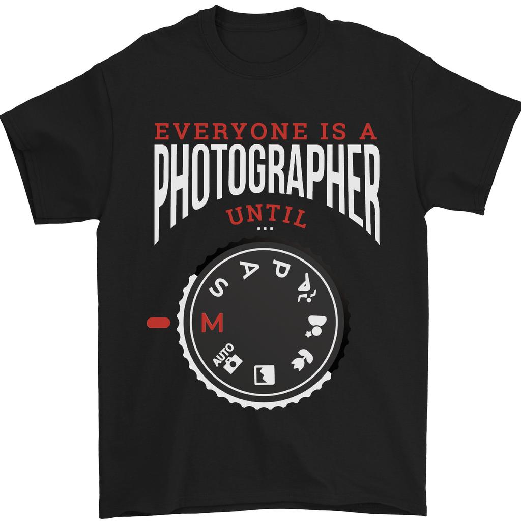 Tutti sono fotografi finché la fotografia non è una maglietta da uomo 100% cotone