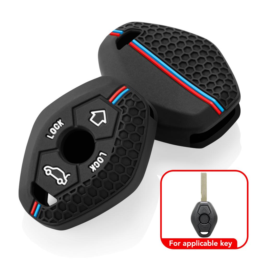 GFGE1 Silicone Car Key Cover Case Cover For BMW X5 E53 X3 F83 E46 E39 E38 E60 E63 E61 E64 Series 3 5 7 330i Z3 Z4 E85 E86 M5 325i